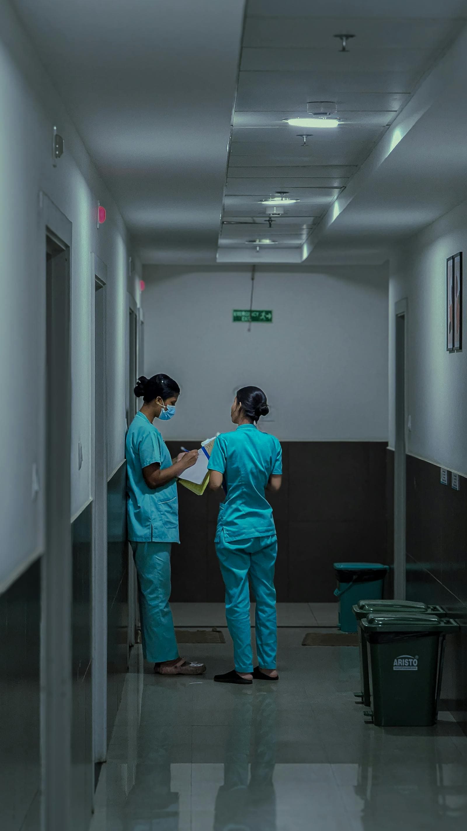 Healthcare team discussing placement decisions.